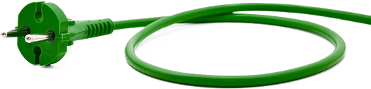 grünes Kabel